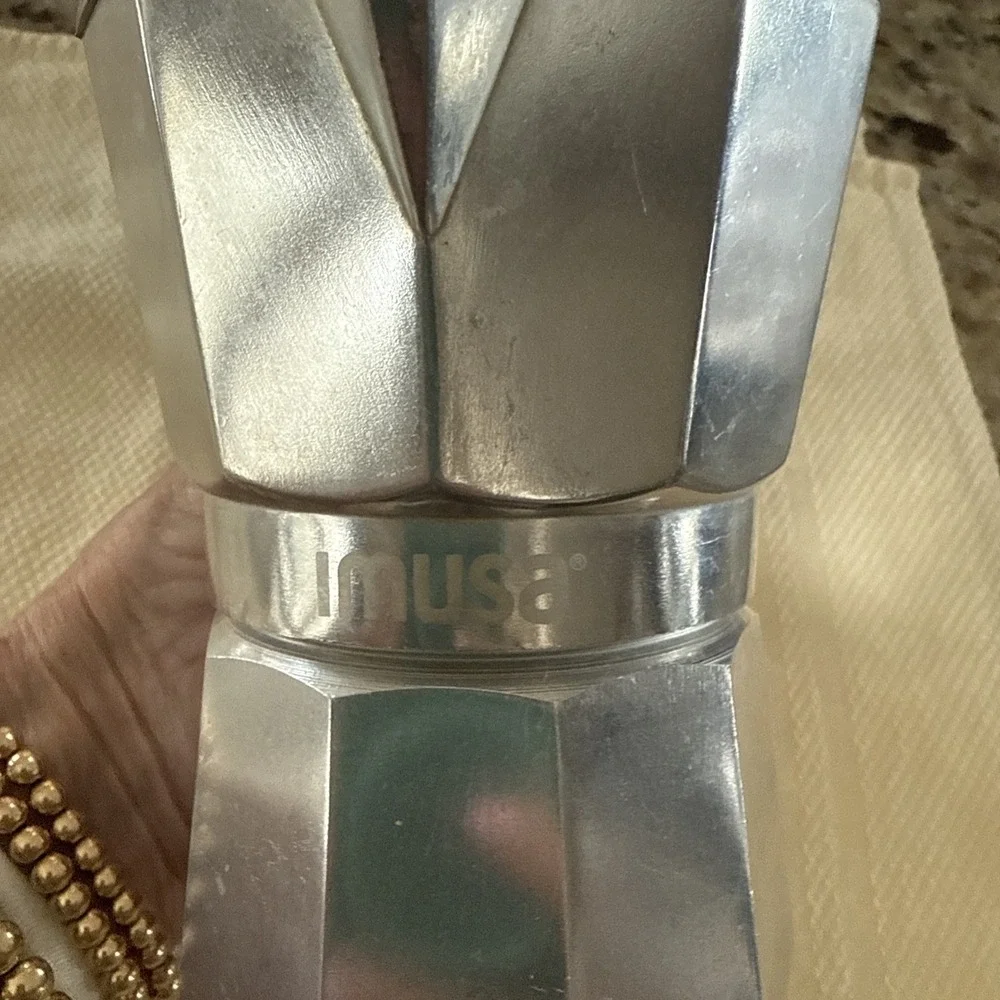 Imusa‎ 1 Cup Aluminum Espresso Coffeemaker - Silver. 4235